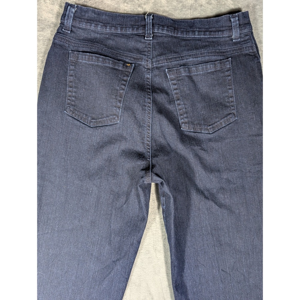 Gloria Vanderbilt Amanda High Rise Tapered Jeans Dark Wash Blue Womens Size 10L - Picture 6 of 13